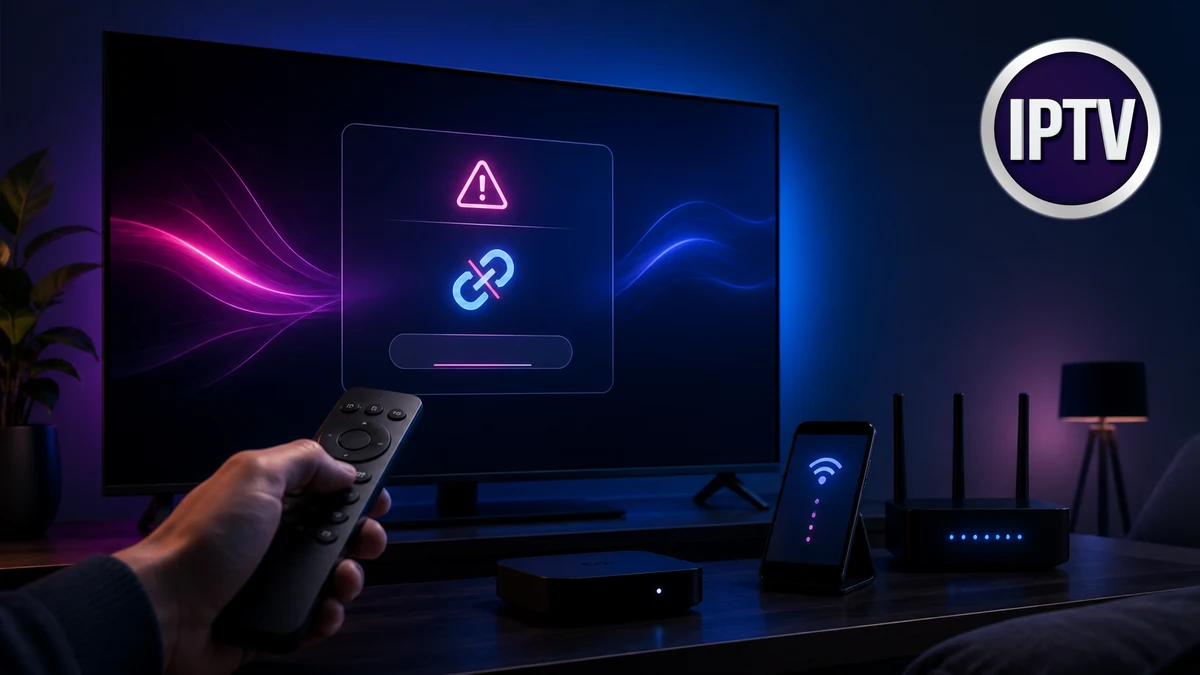 Code IPTV ne marche pas : diagnostic sur téléviseur, routeur et smartphone