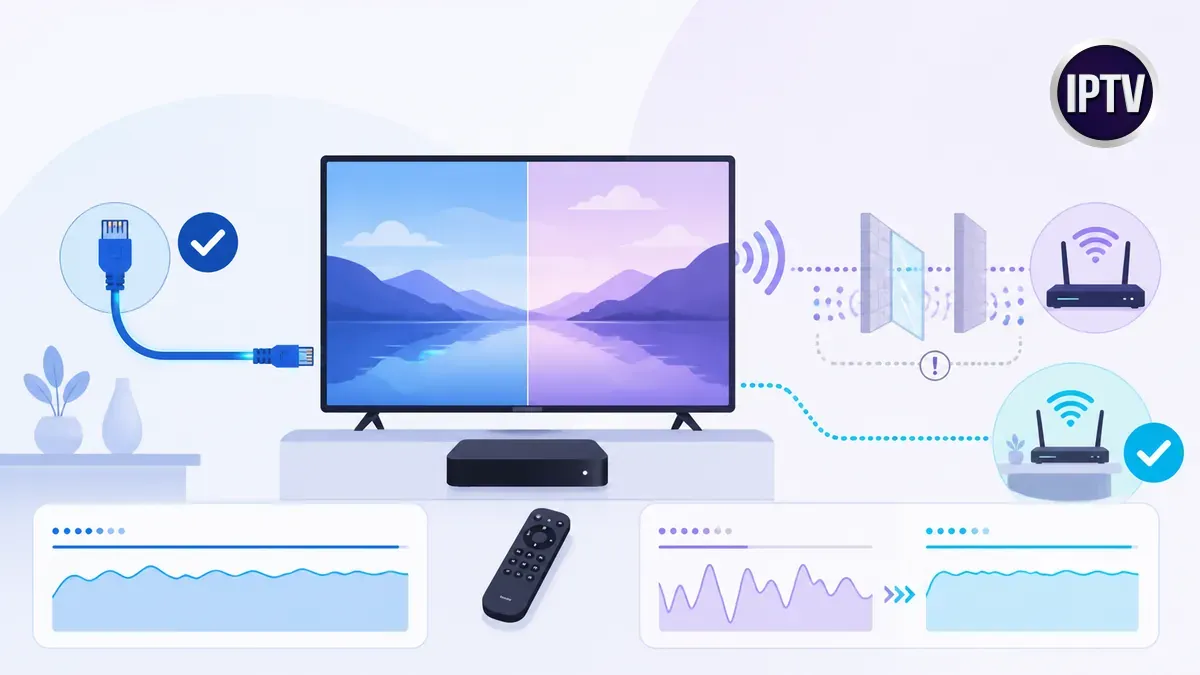 Comparatif Ethernet et Wi-Fi pour l’IPTV