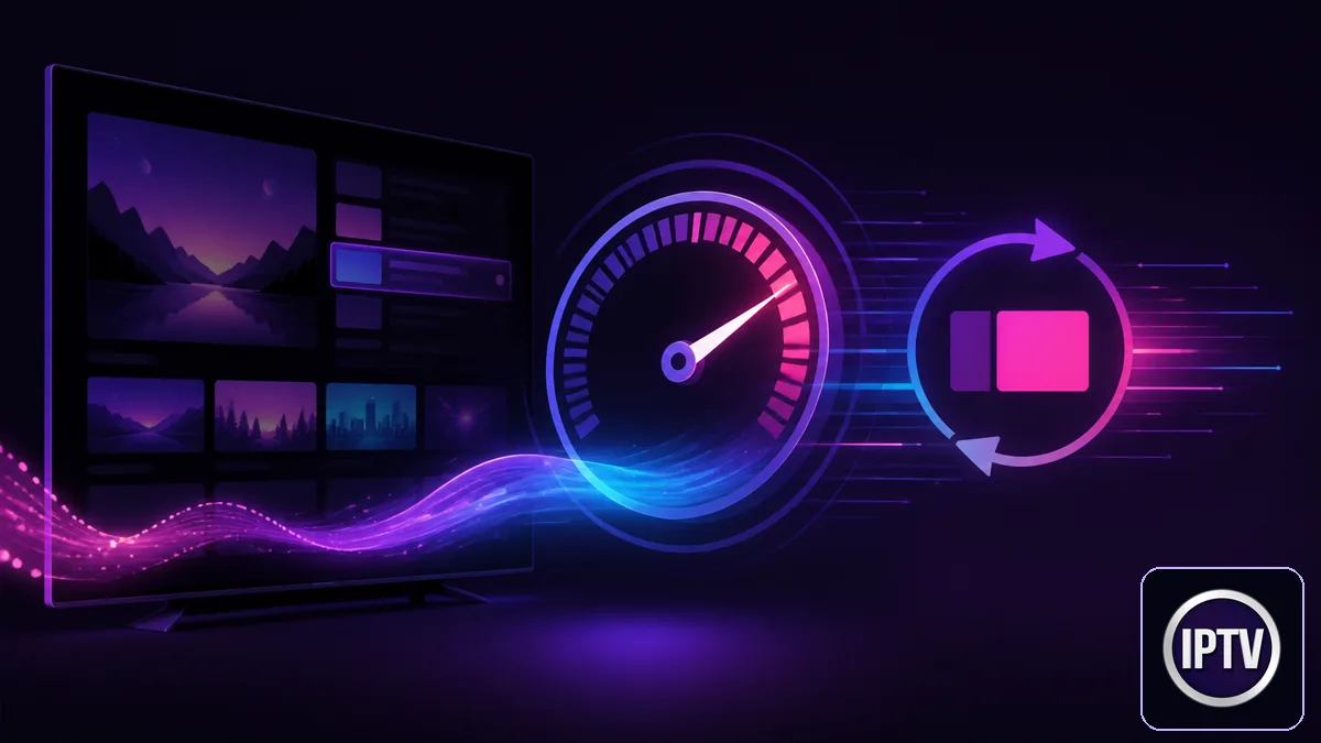 Application IPTV lente accélérée grâce au diagnostic du démarrage et du zapping