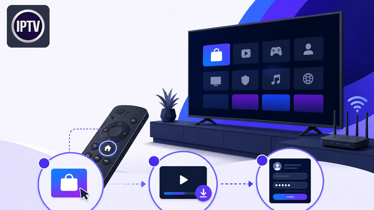 Guide IPTV Samsung Tizen sur Smart TV
