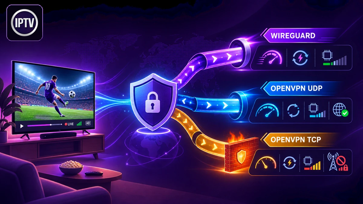 Comparaison de WireGuard et OpenVPN pour une connexion IPTV
