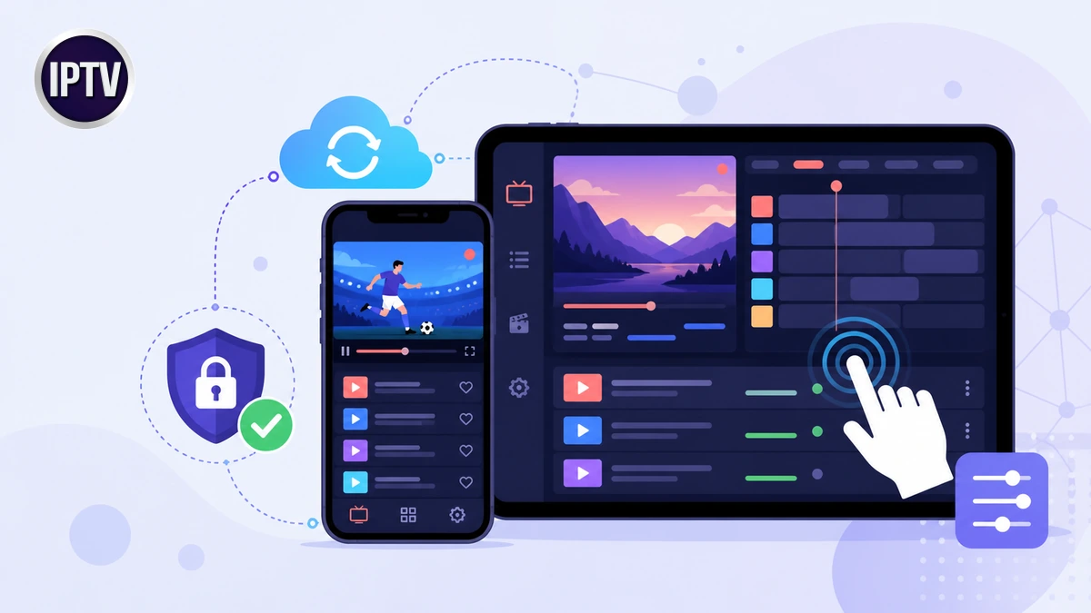 Smarters Pro iPhone et iPad avec chaînes, EPG, synchronisation et sécurité